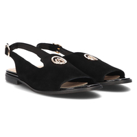 Leather sandals Filippo 116 black suede