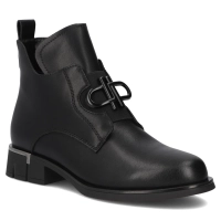 Leather ankle boots Filippo DBT7191/25 BK black