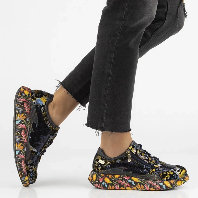 Leather shoes Laura Vita nikito 09 blue