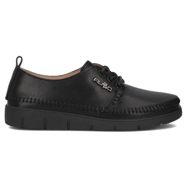 Leather shoes Filippo DP6747/25 BK black