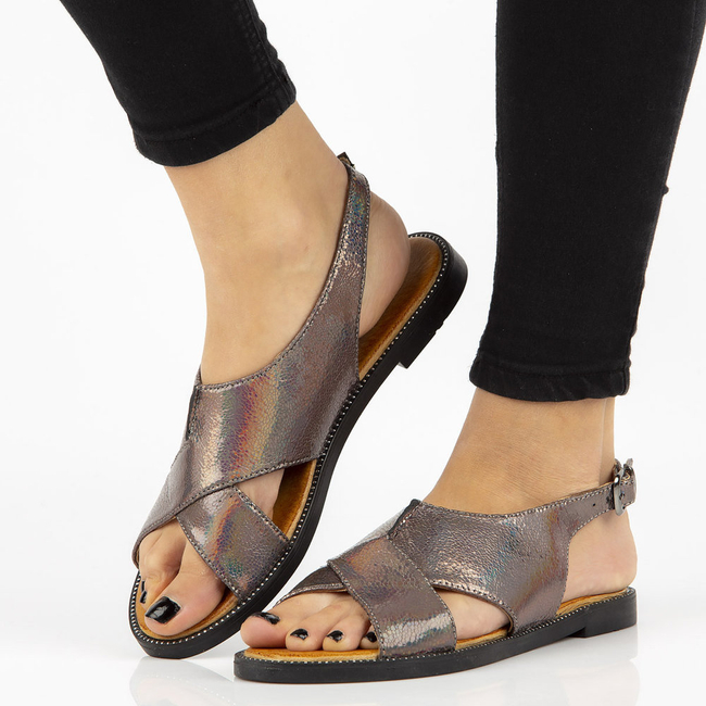 Sandals Filippo DS2104/21 GM gun metal