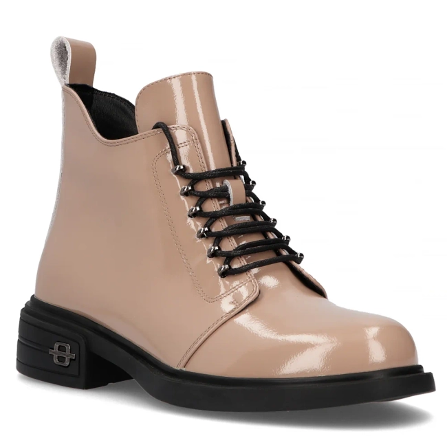 Leather ankle boots Filippo DBT6318/24 BE beige