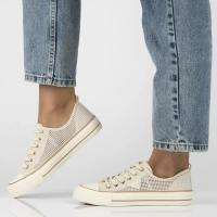 Sneakers beige up slim QY838-8 beige