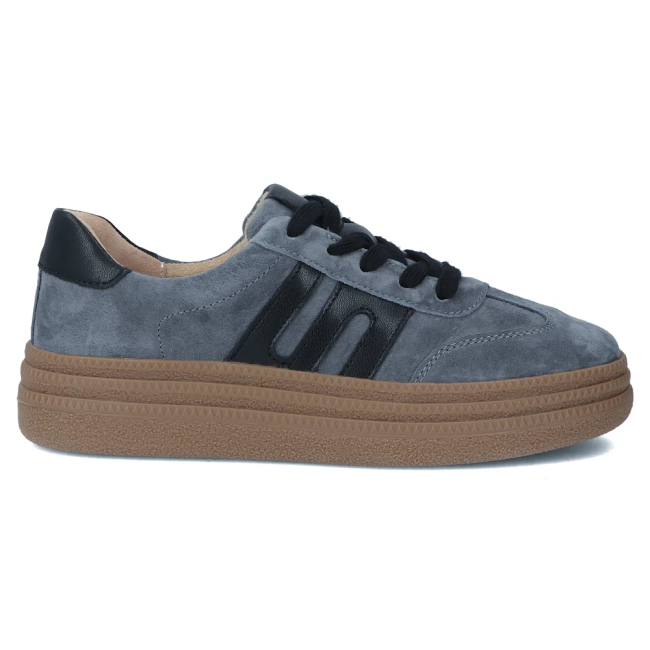 Leather sneakers Filippo DP7114/25 BL blue