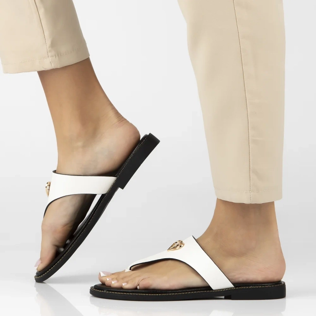 Slippers Filippo DK6976/25 WH white