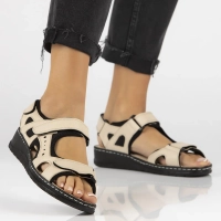 Leather sandals Artiker 52C0294 beige