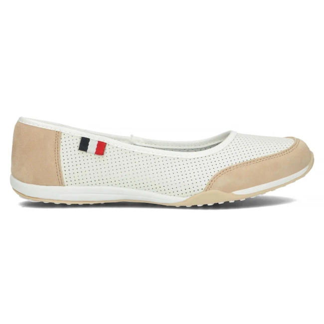 Leather shoes Filippo DP142/24 WH BE white beige