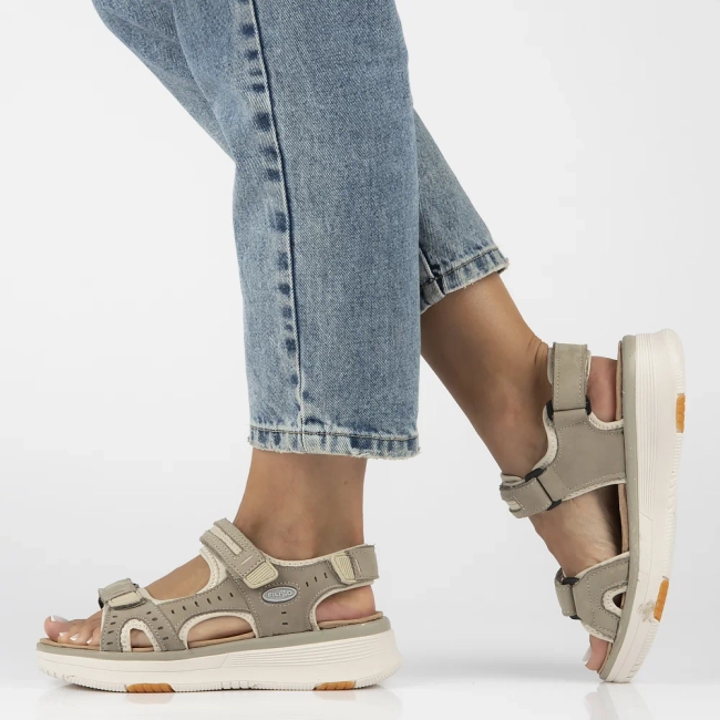 Leather sandals Filippo DS7034/25 BE beige