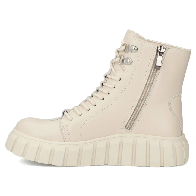 Leather ankle boots Filippo DBT6312/25 BE beige