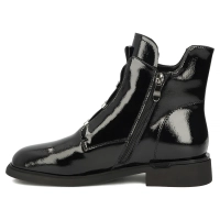 Leather ankle boots Filippo DBT8133/26 BK black