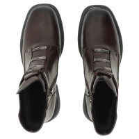 Skórzane botki Filippo DBT8133/26 D BR brązowe