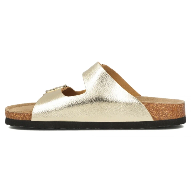 Leather flip-flops Filippo DK7062/25 GO gold