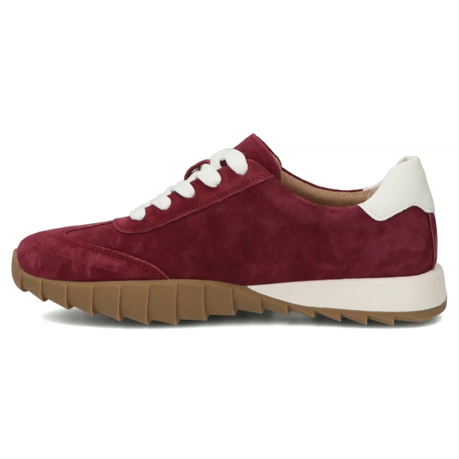Skórzane sneakersy Filippo DP7534/26 BG bordowe