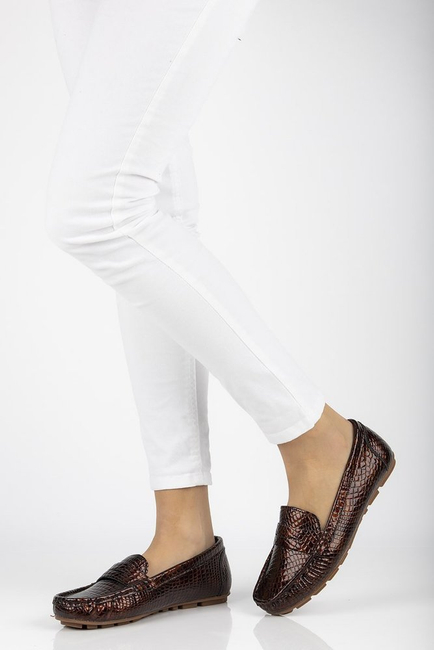 Leather loafers Filippo DP2139/21 BR brown