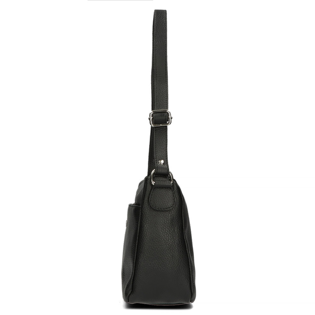 Handbag Toscanio Leather Messenger Bag A59 black