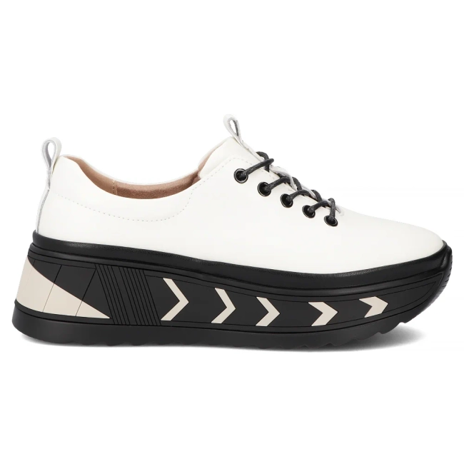 Skórzane sneakersy Filippo DP6427/25 LT BE jasnobeżowe