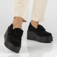 Leather shoes Filippo DP4692/23 BK black