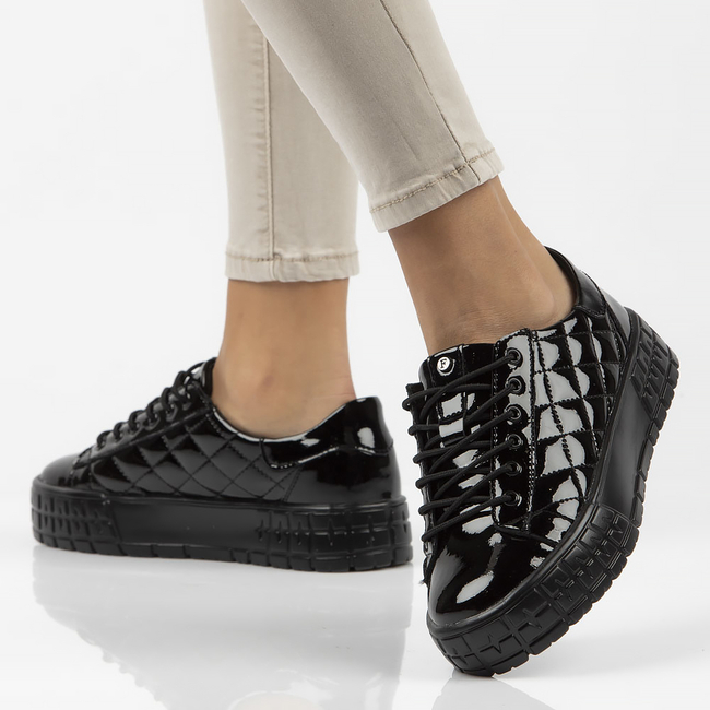 Leather shoes FILIPPO DP3932/22 BK black