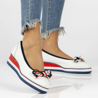 Leather ballerinas Filippo DP2159/22 WH white