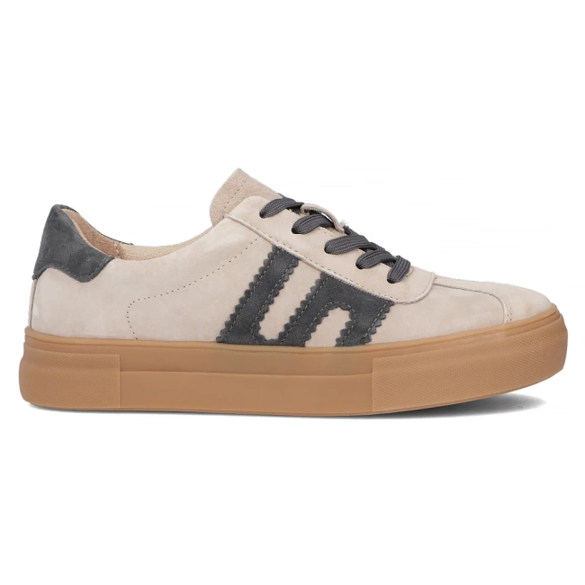 Leather sneakers Filippo DP6798/25 BE GR beige