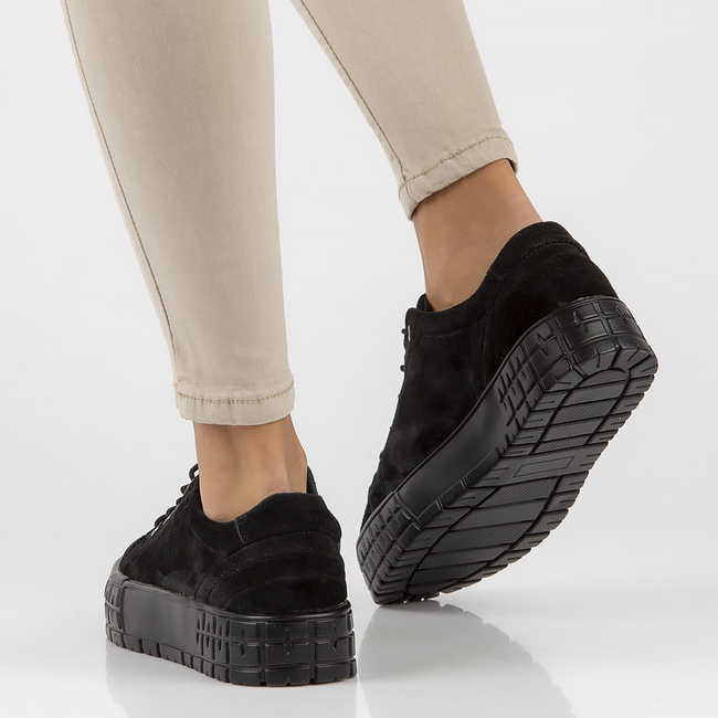 Leather shoes FILIPPO DP3527/22 BK black