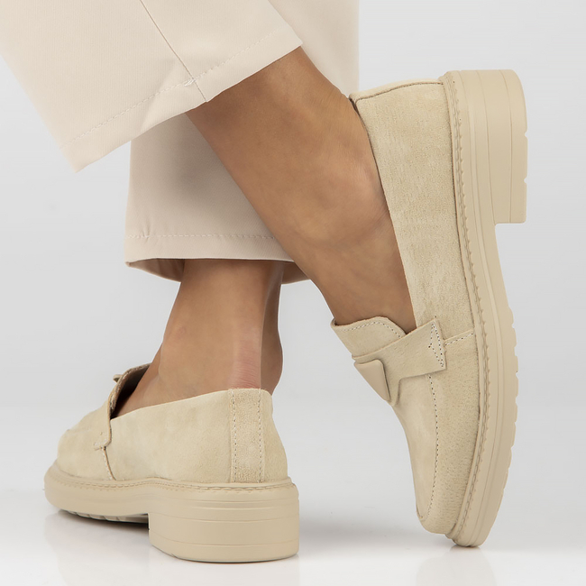 Leather shoes Filippo DP4523/23 BE beige