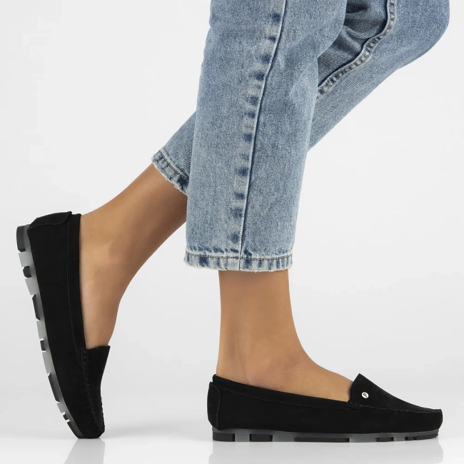 Leather loafers Filippo DP2037/26 BK black