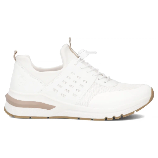 Sneakersy Rieker M6651-80 białe