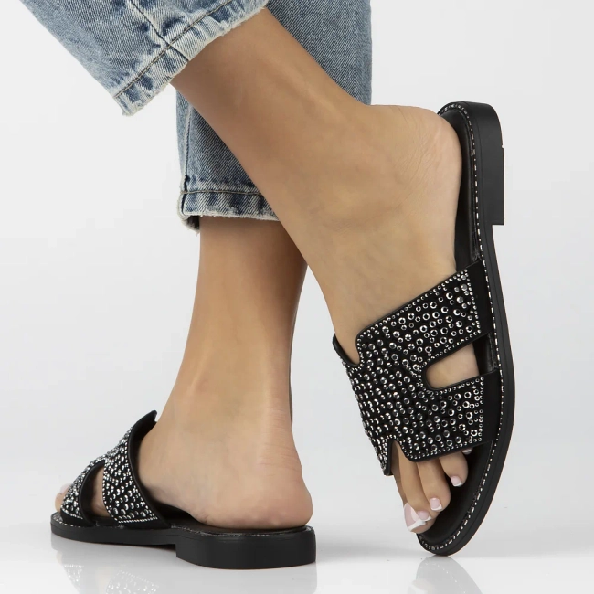 Slippers Filippo DK6973/25 BK black