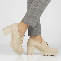 Leather shoes Filippo 20097 beige