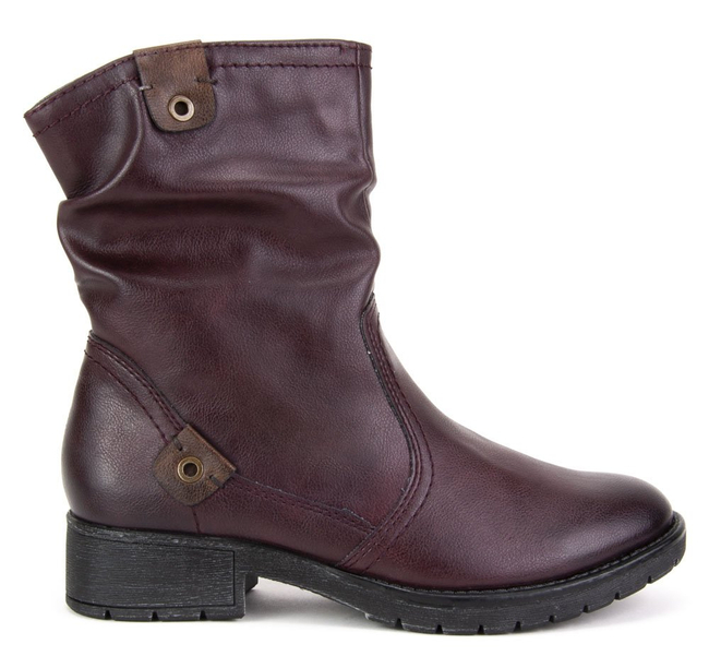 Ankle boots of John 8-25462-21 549 Bordeaux