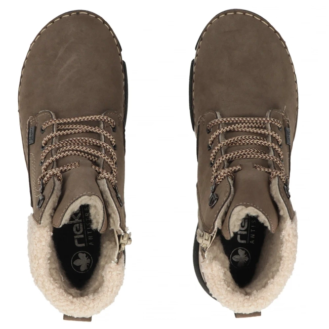 Leather boots Rieker 45925-25 brown