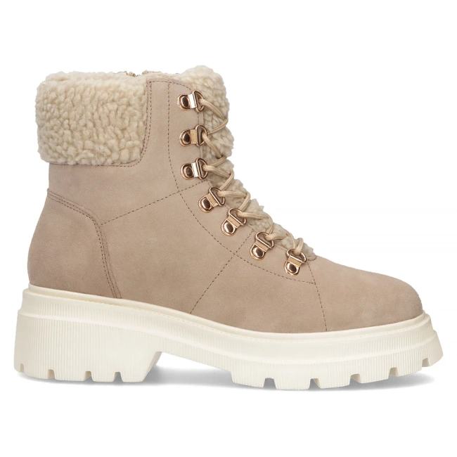 Leather ankle boots Filippo DBT6381/24 BE beige