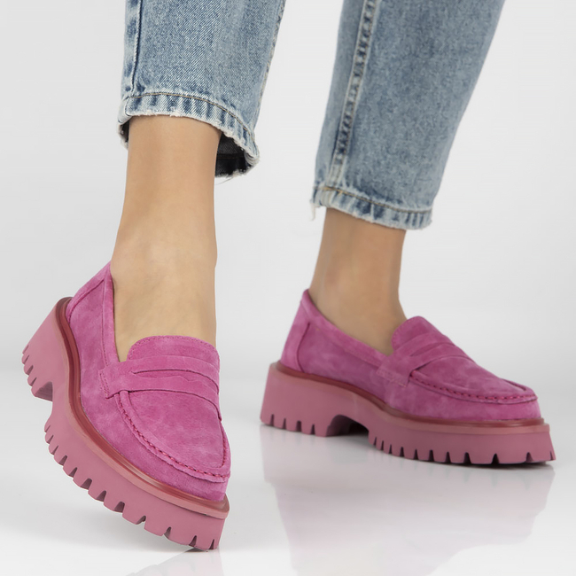 Leather shoes Filippo DP4586/23 FH pink