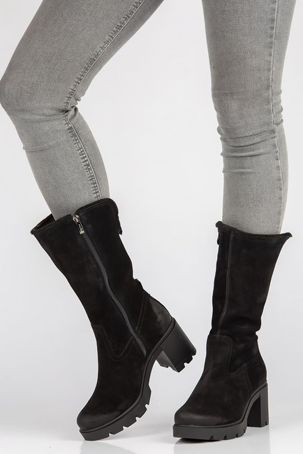 Leather boots Filippo 70115 black