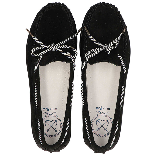 Leather shoes Filippo DP1200/20 BK black