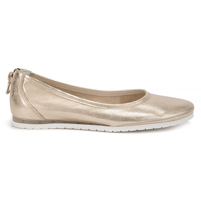 Baleriny LEMAR 10002 przec. kryszt. złoto