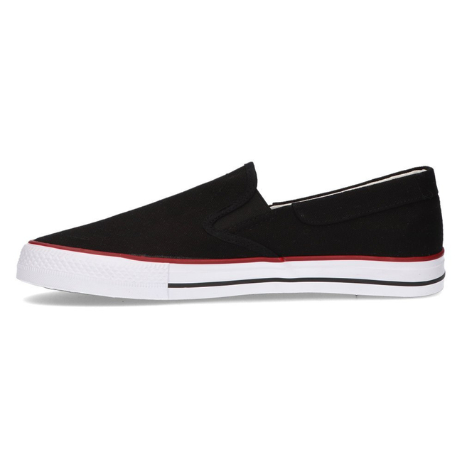 Tenisówki slip-on Filippo Mtn210/21 Bk czarne