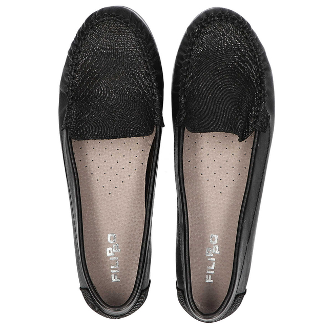 Filippo Moccasins 10016 Tejus black + Black Snake