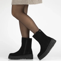 Leather ankle boots Filippo DBT7262/25 BK black