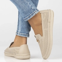 Leather shoes Filippo DP6838/25 BE beige