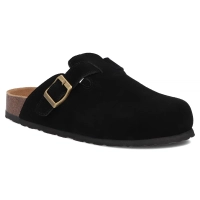 Leather flip-flops Filippo DK7918/26 BK black