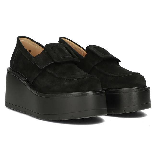 Leather shoes Filippo DP4692/23 BK black