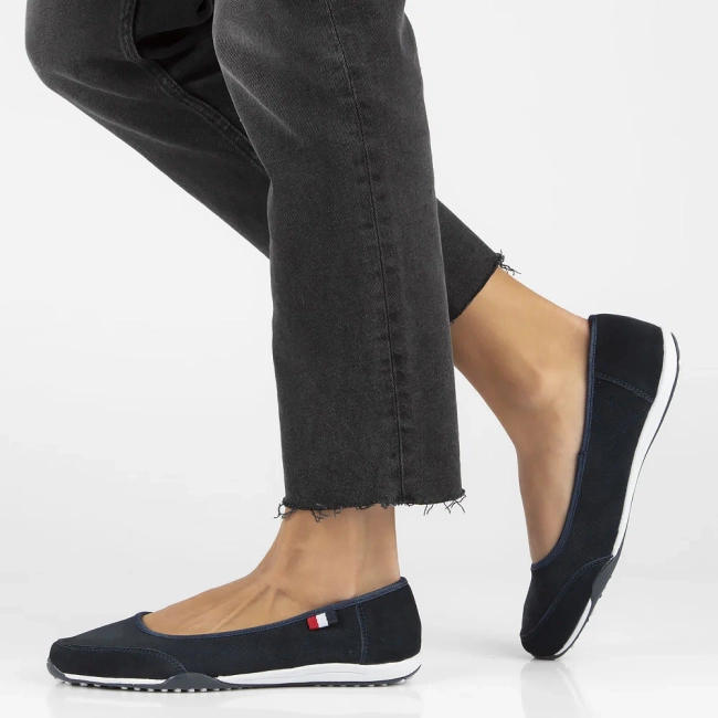 Leather shoes Filippo DP143/24 NV navy blue