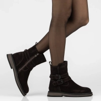 Leather ankle boots Filippo DBT7951/26 D BR brown
