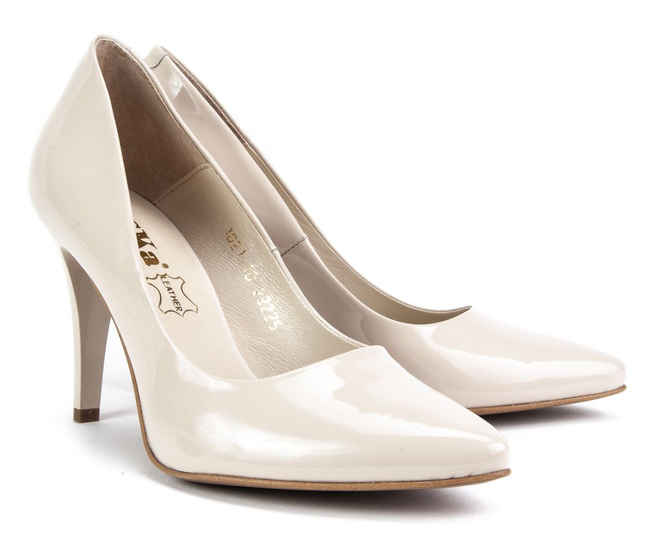 Pumps Eska 1021 Beige Lacquer