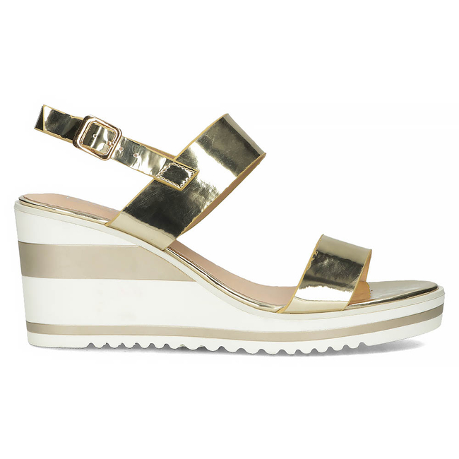 Wedge sandals Filippo DS2094/21 GO gold