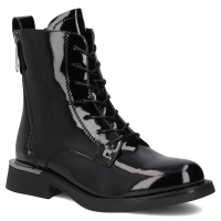 Leather ankle boots Filippo DBT7242/25 BK L black