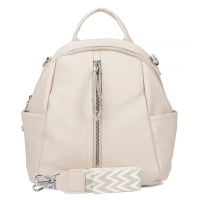 Beige backpack beige glam