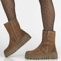 Leather ankle boots Filippo DBT7262/25 CA brown